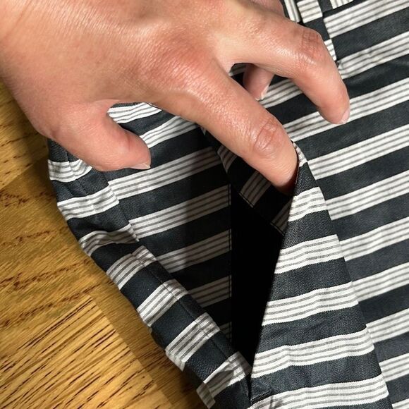 Marc by Marc Jacobs Mens Shorts Stripes Print Flat Front Multi Ink Size 30 - Picture 5 of 10